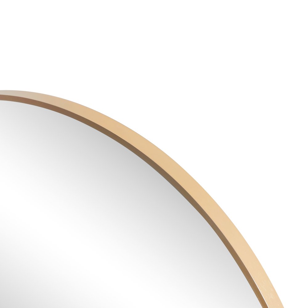 Eclipse Medium Circle Aluminum Alloy Framed Wall Mounted Mirror