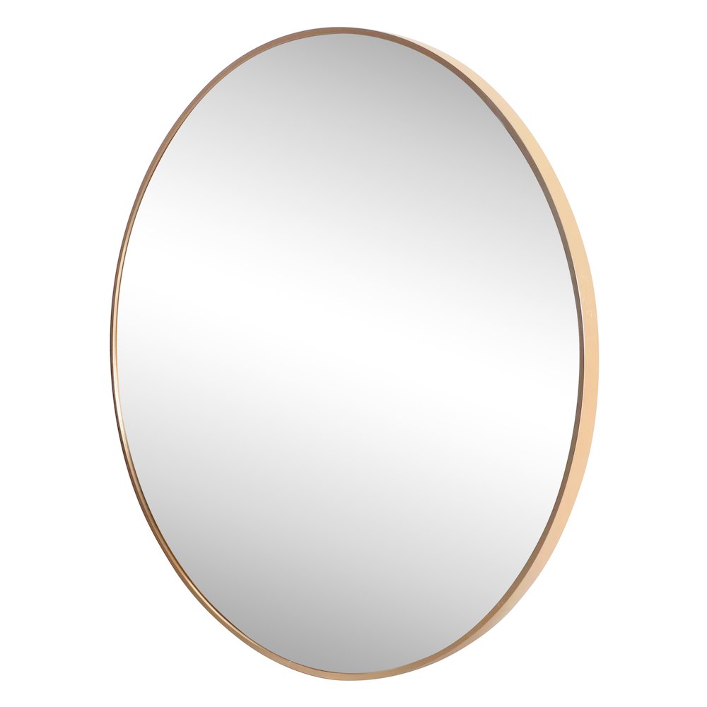 Eclipse Medium Circle Aluminum Alloy Framed Wall Mounted Mirror