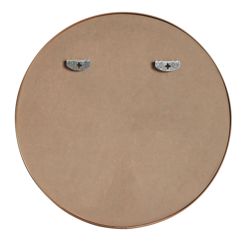 Eclipse Small Circle Aluminum Alloy Framed Wall Mounted Mirror