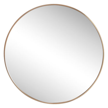 Eclipse Small Circle Aluminum Alloy Framed Wall Mounted Mirror