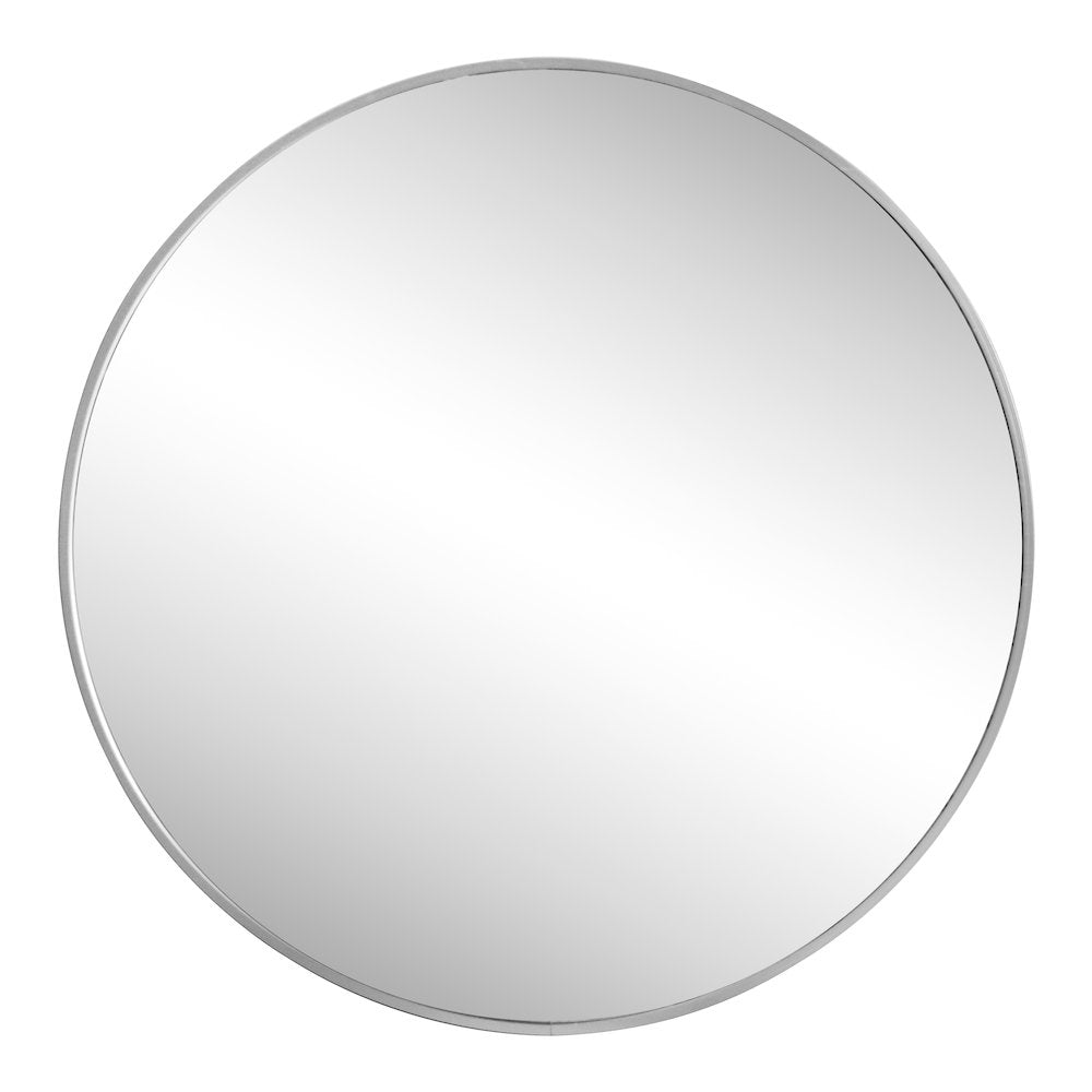 Eclipse Small Circle Aluminum Alloy Framed Wall Mounted Mirror