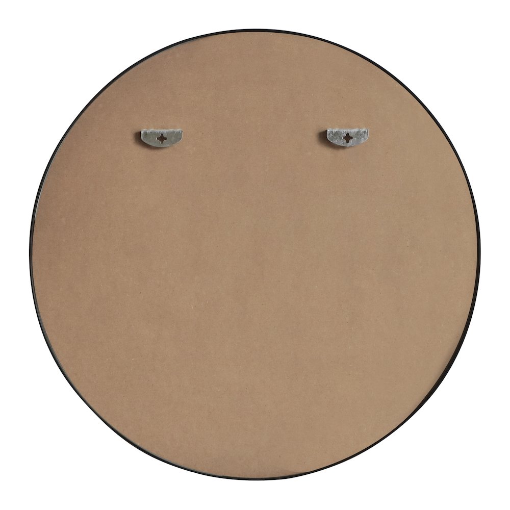 Eclipse Large Circle Aluminum Alloy Framed Wall Mounted Mirror