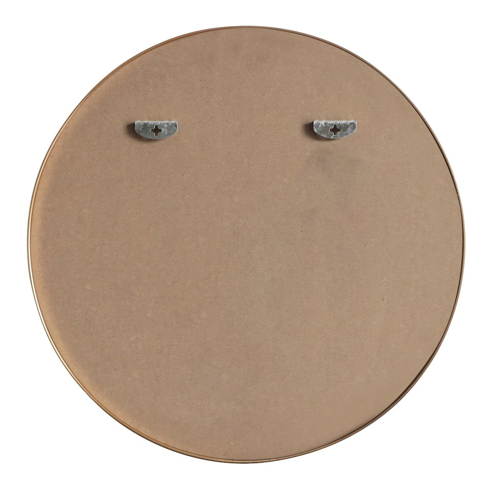 Eclipse Large Circle Aluminum Alloy Framed Wall Mounted Mirror