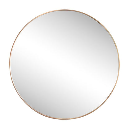 Eclipse Large Circle Aluminum Alloy Framed Wall Mounted Mirror