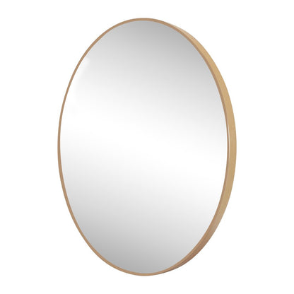 Eclipse Large Circle Aluminum Alloy Framed Wall Mounted Mirror