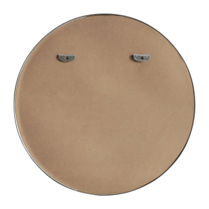Eclipse Large Circle Aluminum Alloy Framed Wall Mounted Mirror
