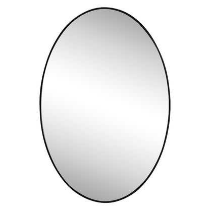 Ellipse Medium Oval Aluminum Alloy Framed Wall Mounted Mirror