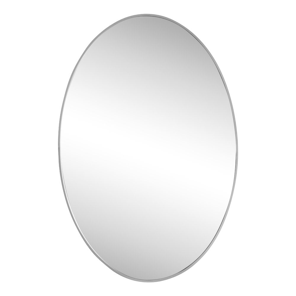 Ellipse Medium Oval Aluminum Alloy Framed Wall Mounted Mirror