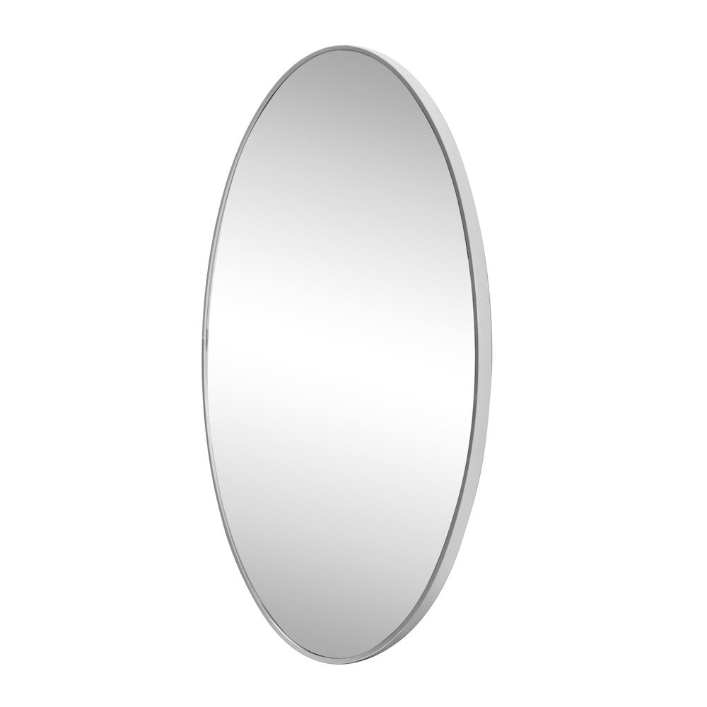 Ellipse Medium Oval Aluminum Alloy Framed Wall Mounted Mirror
