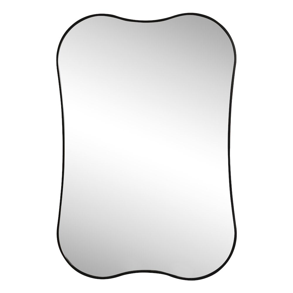 Calico Medium Irregular Scallop Aluminum Alloy Framed Wall Mounted Mirror