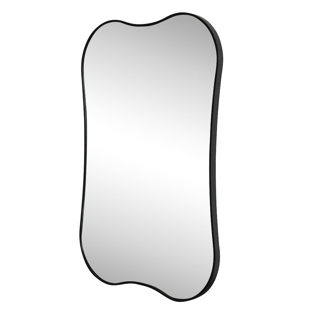 Calico Medium Irregular Scallop Aluminum Alloy Framed Wall Mounted Mirror