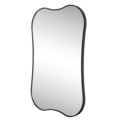 Calico Medium Irregular Scallop Aluminum Alloy Framed Wall Mounted Mirror