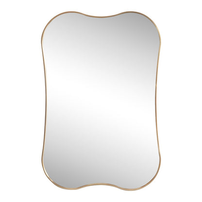 Calico Medium Irregular Scallop Aluminum Alloy Framed Wall Mounted Mirror
