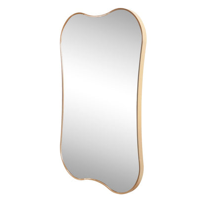 Calico Medium Irregular Scallop Aluminum Alloy Framed Wall Mounted Mirror