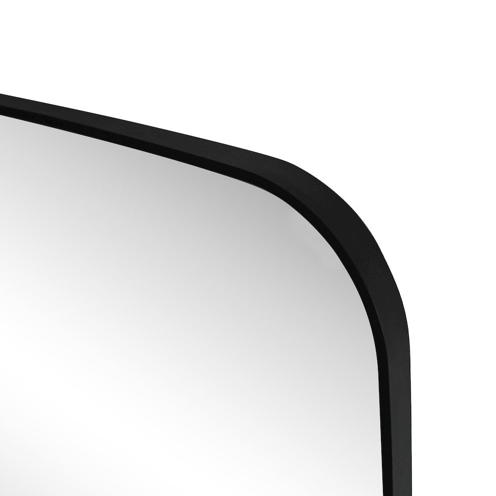 Cassian Medium Capsule Oblong Oval Aluminum Alloy Framed Wall Mounted Mirror