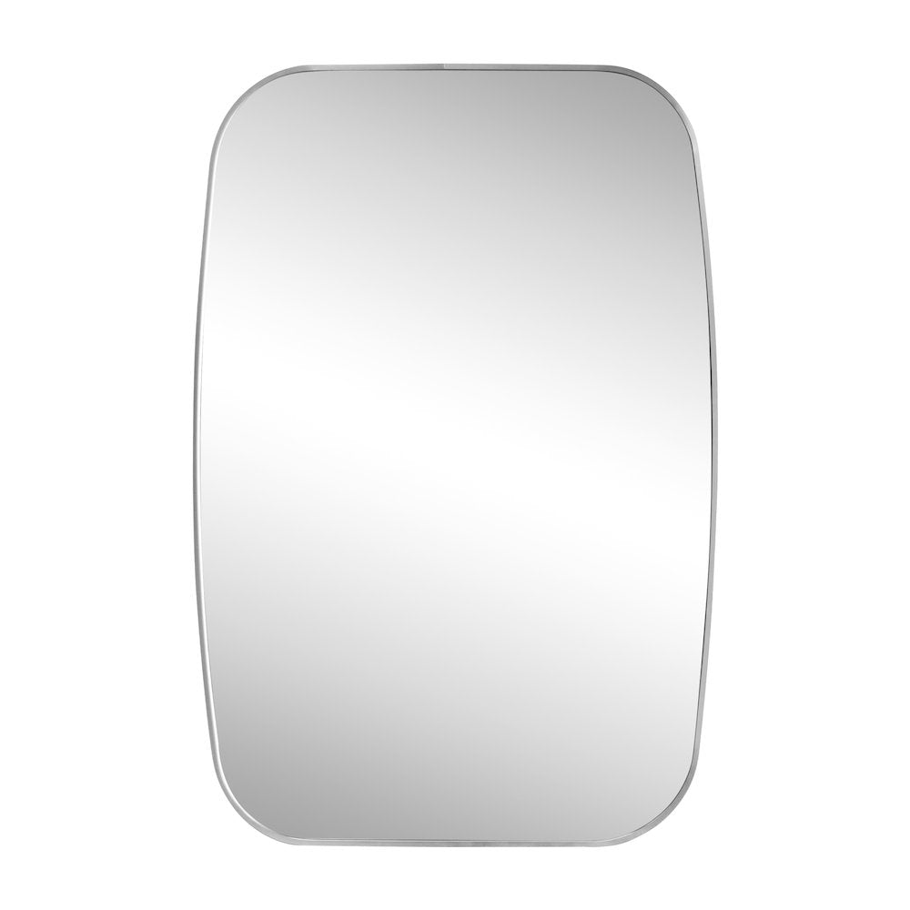 Cassian Medium Capsule Oblong Oval Aluminum Alloy Framed Wall Mounted Mirror