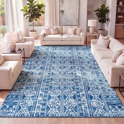Modern Persian Boho Vintage Tribal Area Rug