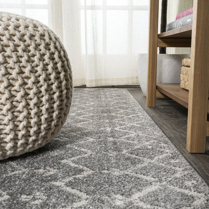 Moroccan Hype Boho Vintage Diamond Area Rug