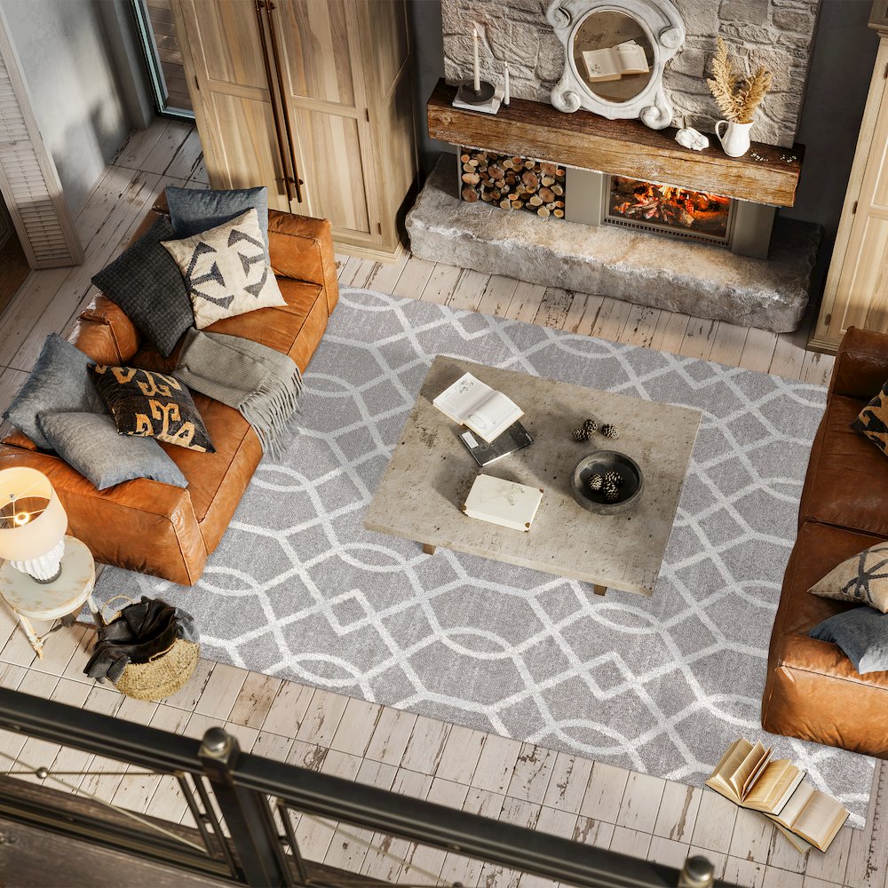 Asilah Ogee Fretwork Area Rug