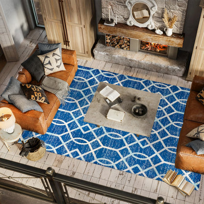 Asilah Ogee Fretwork Area Rug