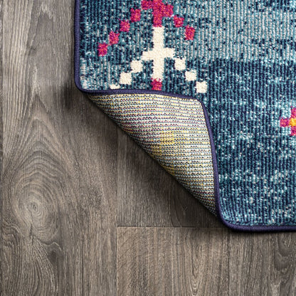 Tribal Love Geometric Area Rug