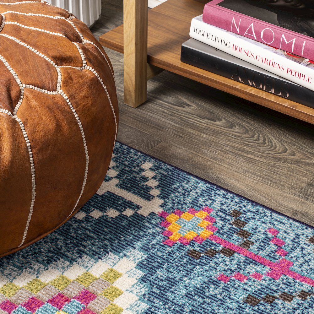 Tribal Love Geometric Area Rug