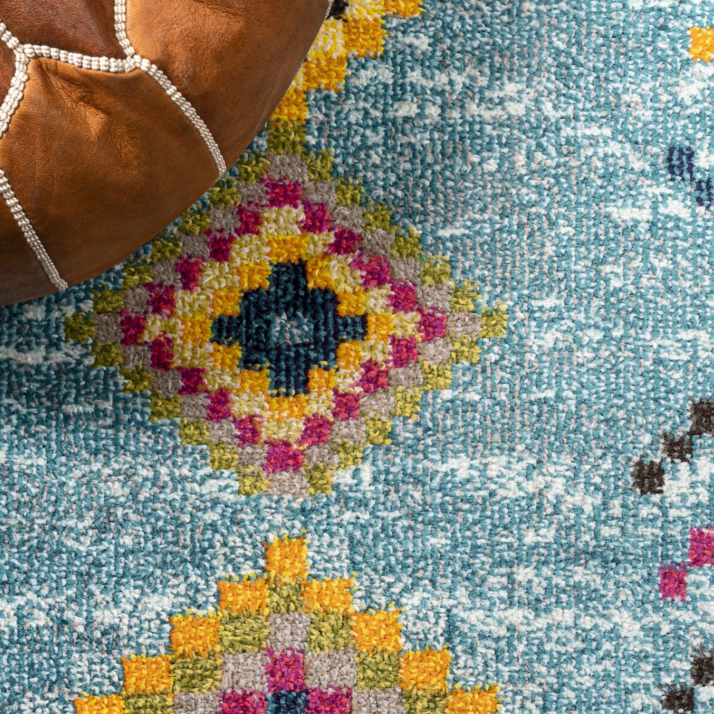 Tribal Love Geometric Area Rug