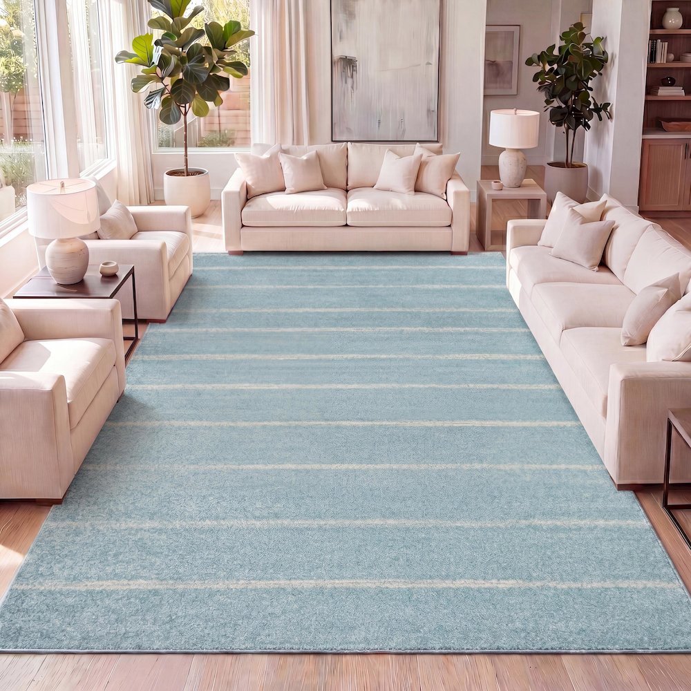 Williamsburg Minimalist Stripe Area Rug