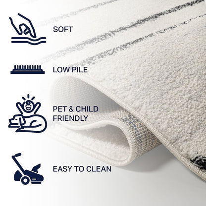 Williamsburg Minimalist Stripe Runner Rug