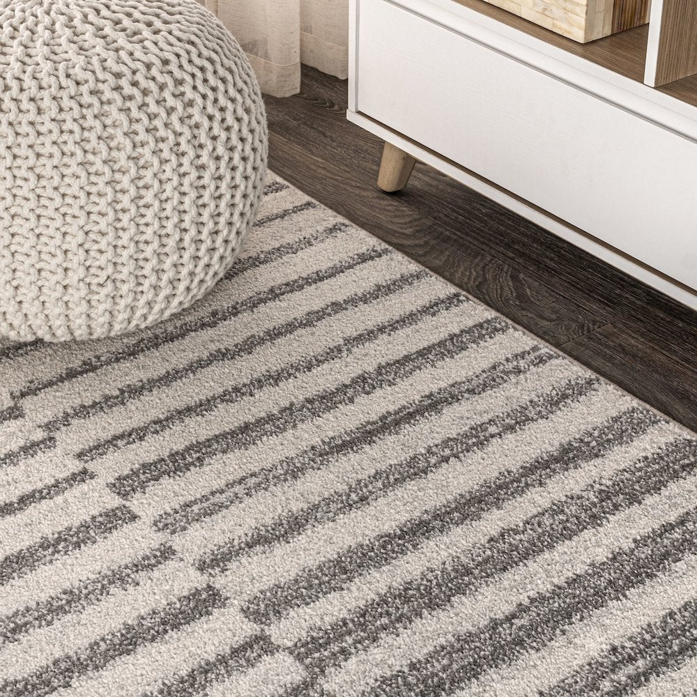 Lyla Offset Stripe Area Rug