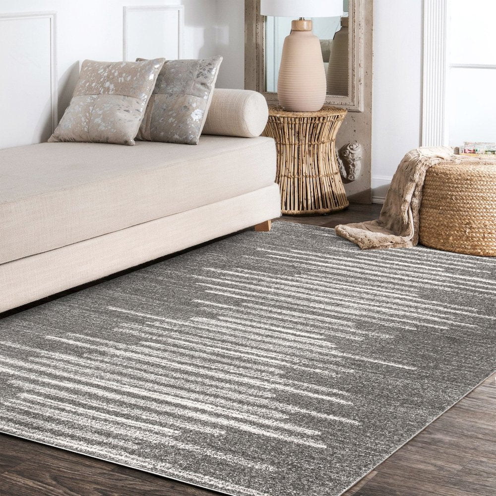 Aya Berber Stripe Geometric Area Rug