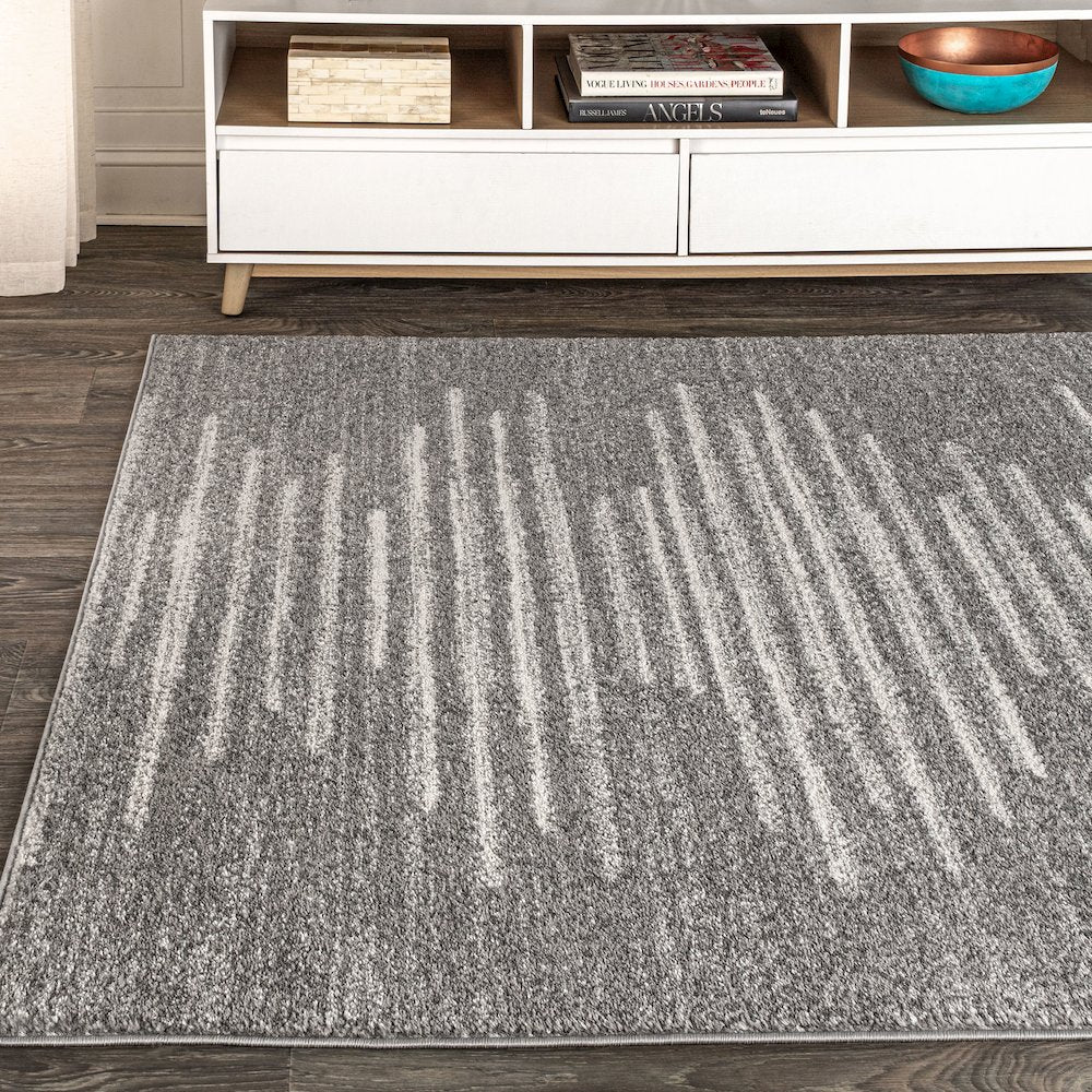 Aya Berber Stripe Geometric Area Rug