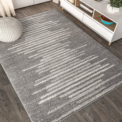 Aya Berber Stripe Geometric Area Rug
