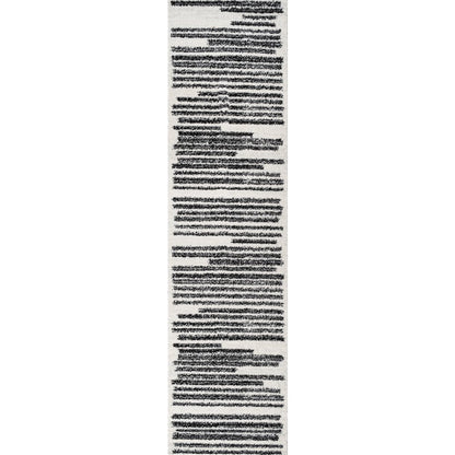 Khalil Modern Berber Stripe Area Rug