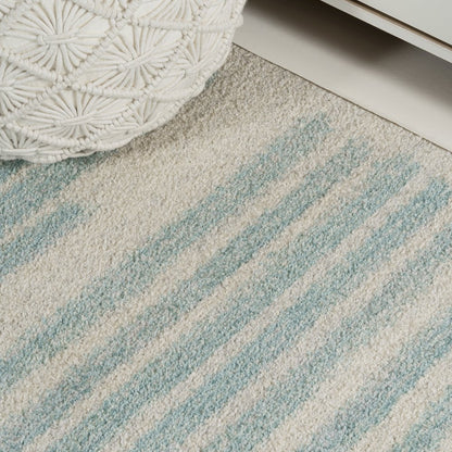 Khalil Modern Berber Stripe Runner Rug