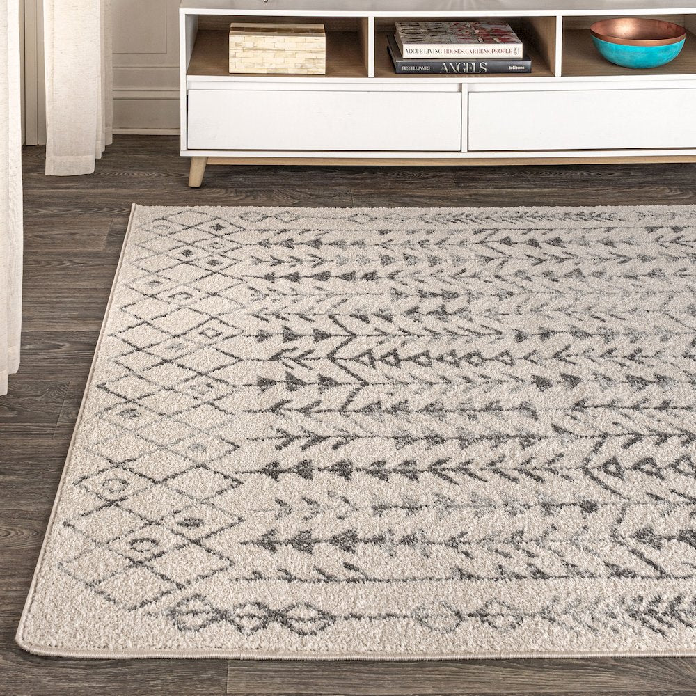 Ziri Moroccan Geometric Area Rug