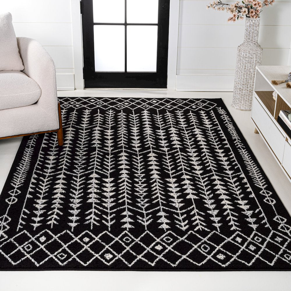 Ziri Moroccan Geometric Area Rug