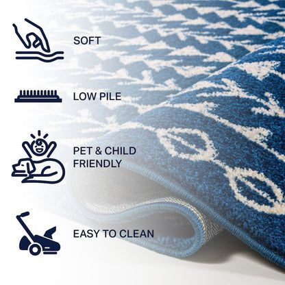 Ziri Moroccan Geometric Runner Rug