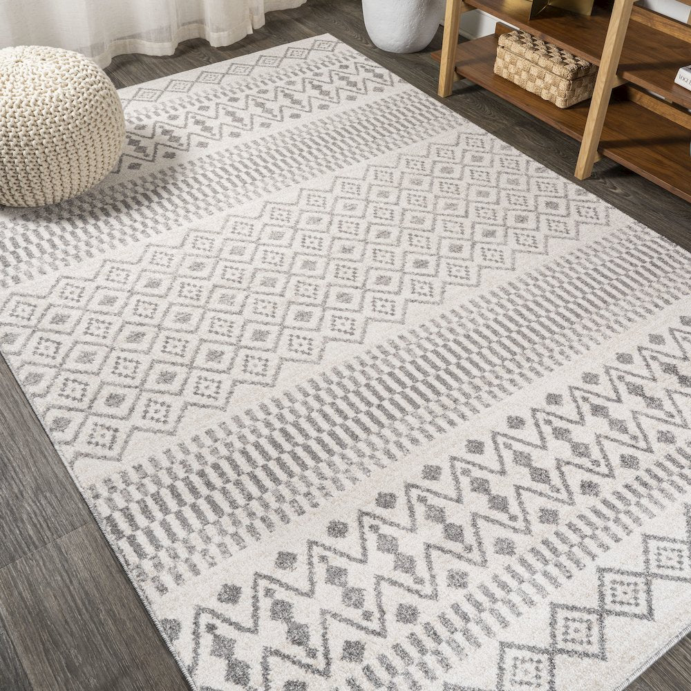 Ifrane Berber Geometric Stripe Area Rug