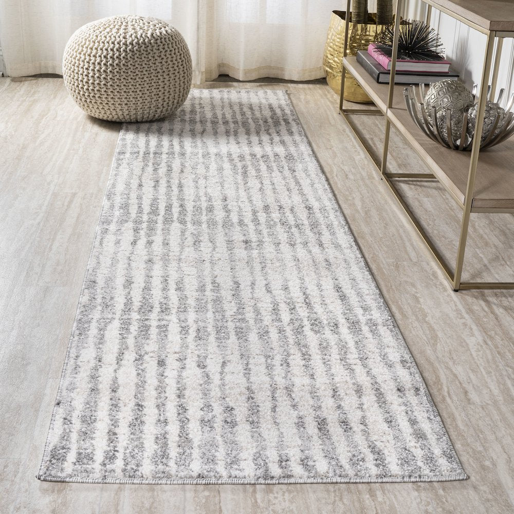 Skoura Modern Bold Stripe Area Rug