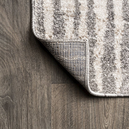 Skoura Modern Bold Stripe Area Rug