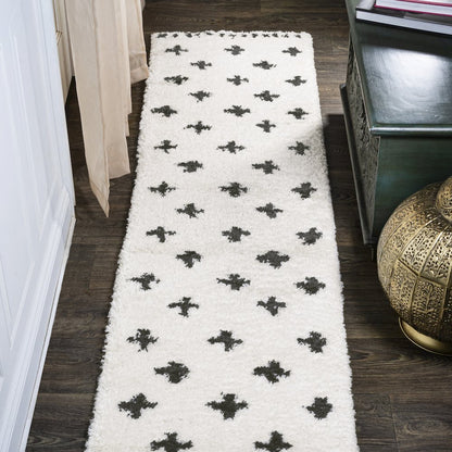Cristo Berber Geometric Shag Area Rug