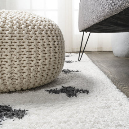 Cristo Berber Geometric Shag Area Rug