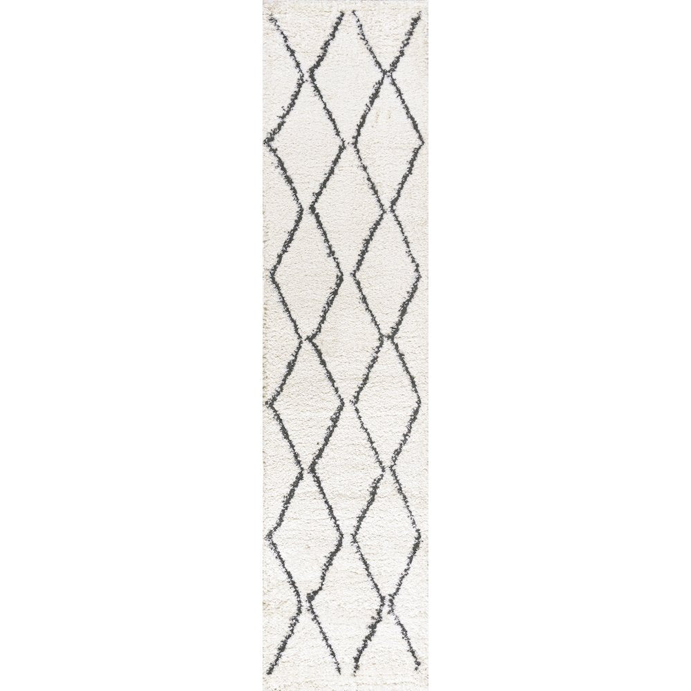 Catala Moroccan Diamond Shag Area Rug