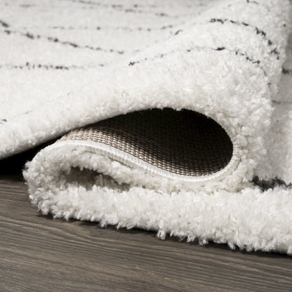 Catala Moroccan Diamond Shag Area Rug
