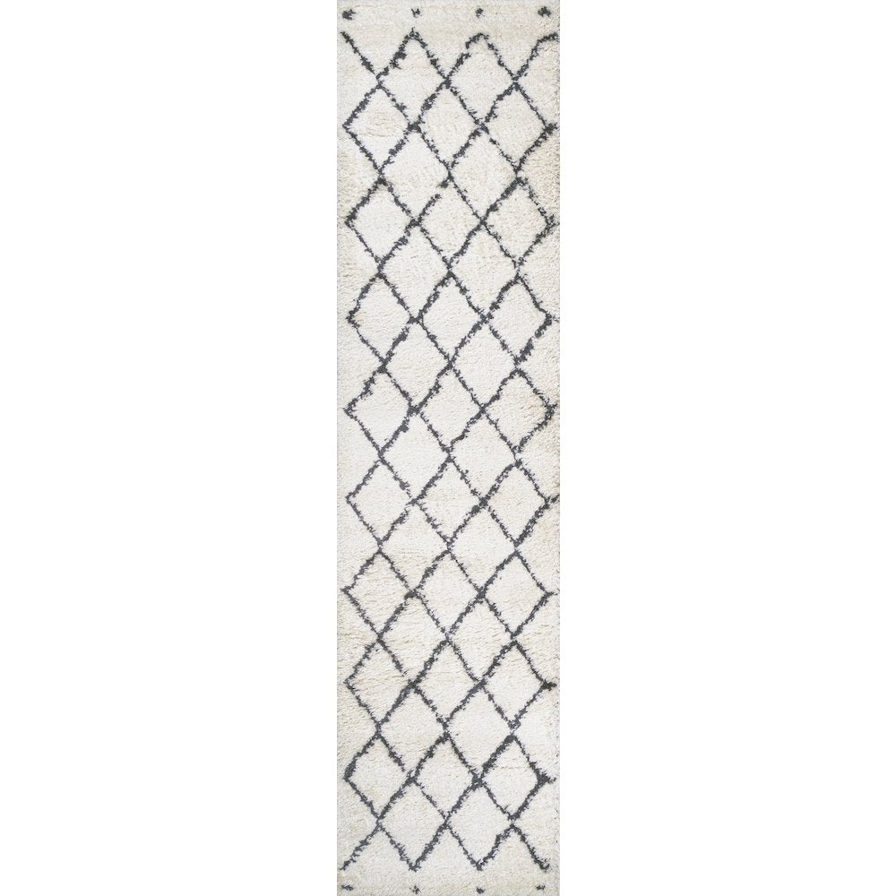 Cami Moroccan Style Diamond Shag Area Rug