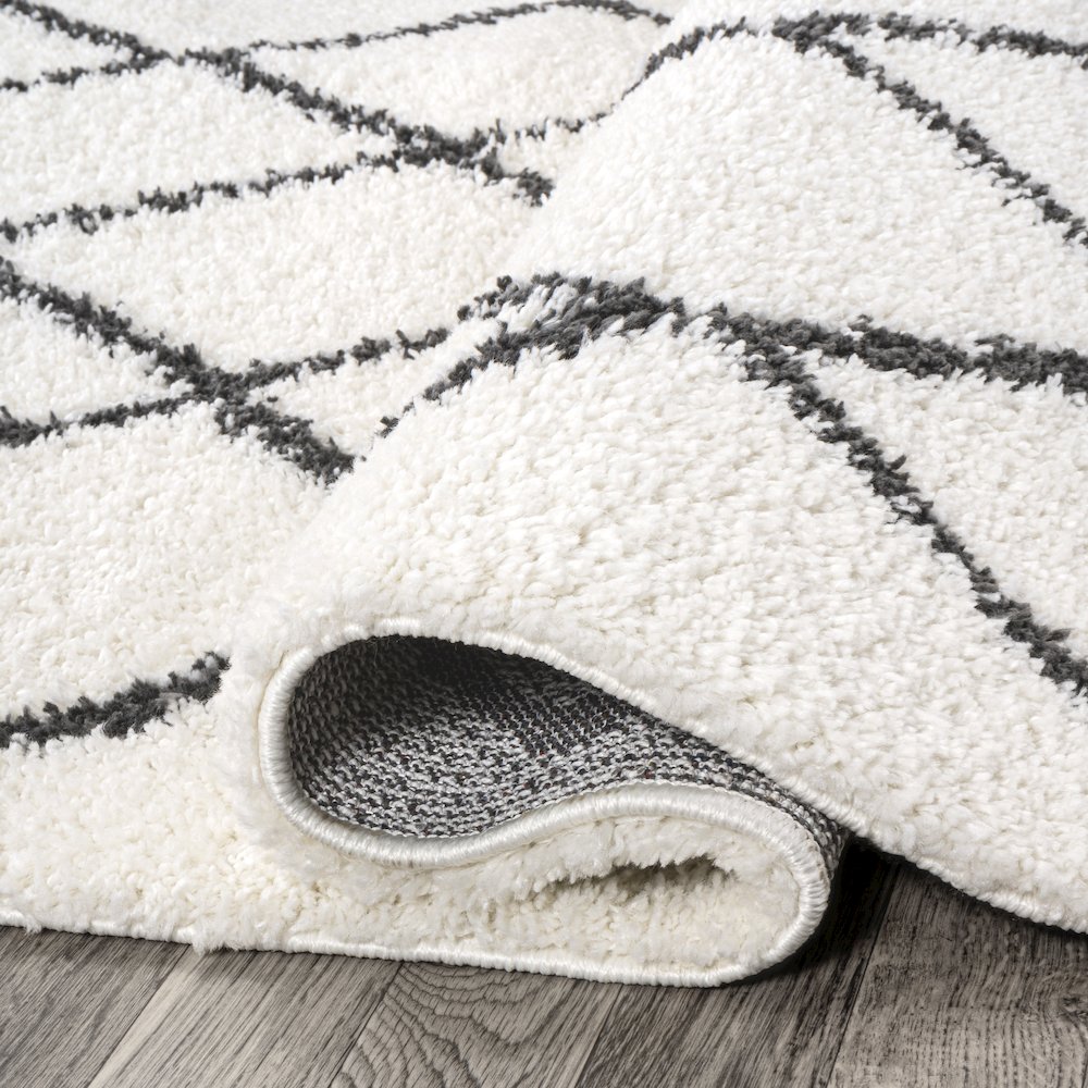 Cami Moroccan Style Diamond Shag Area Rug