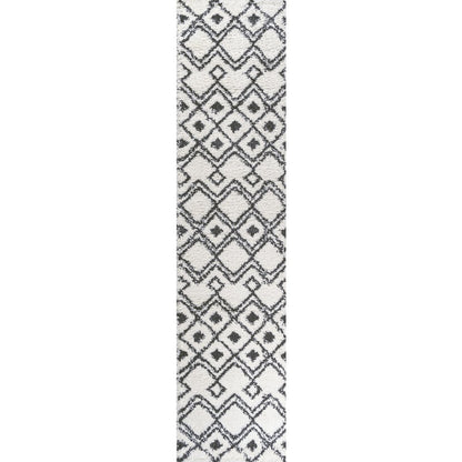 Caimari Moroccan Diamond Shag Area Rug