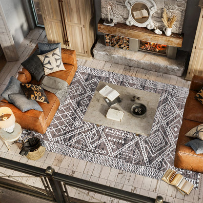 Tayri Modern Tribal Geometric Area Rug