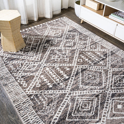 Tayri Modern Tribal Geometric Area Rug